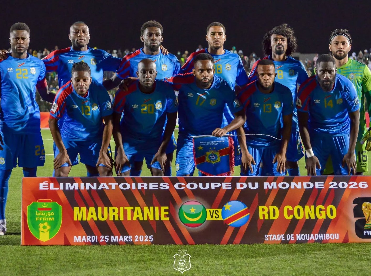 Éliminatoires Mondial 2026 : la RDC bat la Mauritanie et prend les ...